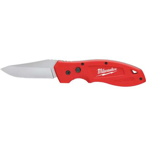 FASTBACK Smooth Folding Pocket Knife, 7-3/4" Blade, Stainless Steel Blade, Metal Handle Air Extreme Inc.