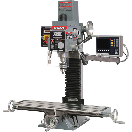 Perceuse-fraiseuse avec affichage num&eacute;rique &agrave; 3 axes, 2 vitesses, Cap. De forage 3/4"/5/8" Air Extreme Inc.