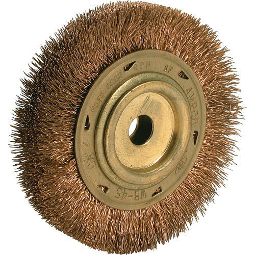Power Tool Crimped Wire Wheel Brush, 6" Dia., 5/8" Arbor Air Extreme Inc.