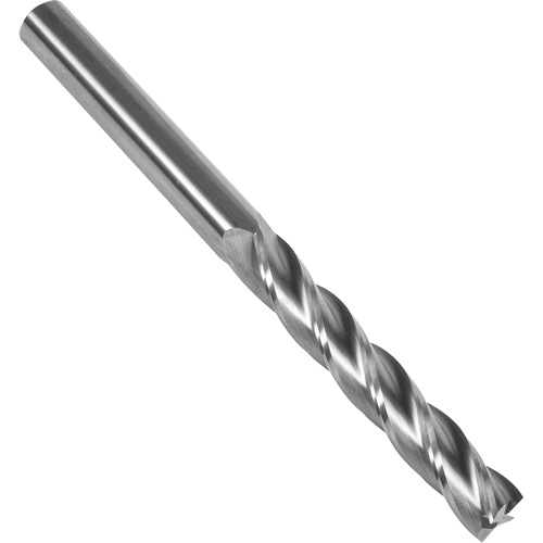 Fraise en bout carr&eacute;e extra longue 30° S137, 3/8" dia., 4" lo, 4 cannelures, 3/8" tige, Carbure Air Extreme Inc.