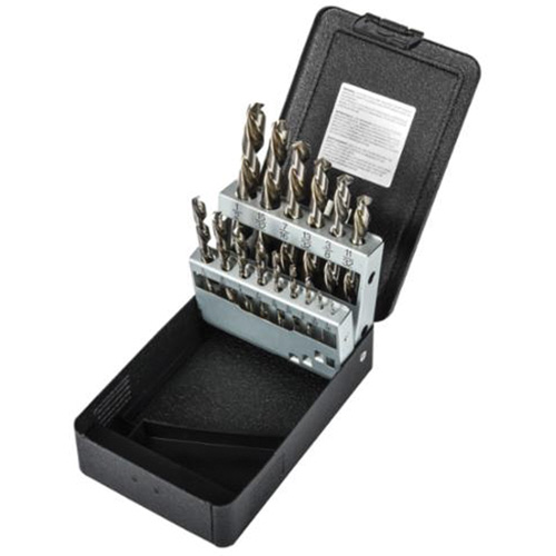 Jobber Length Drill Bit Set, 15 Pieces, High Speed Steel Air Extreme Inc.