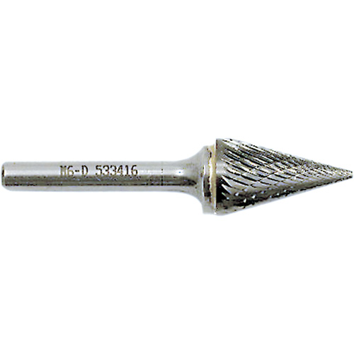 Fraise conique M4-D JET-KUT, 3/8" dia., 1/4" Tige, 5/8" Prof. de la coupe Air Extreme Inc.