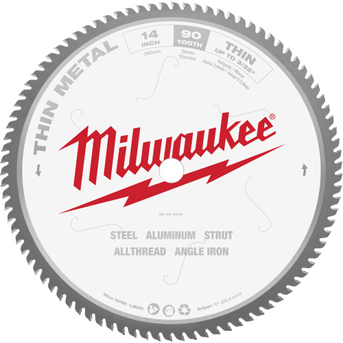 Endurance&reg; Circular Saw Blade, 14", 90 Teeth, Metal Use Air Extreme Inc.