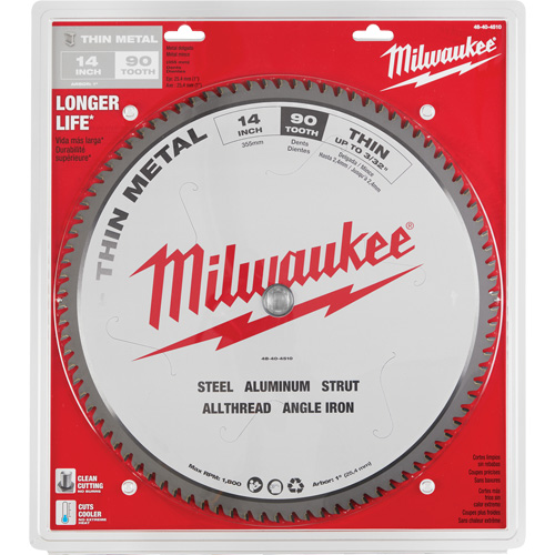Endurance&reg; Circular Saw Blade, 14", 90 Teeth, Metal Use Air Extreme Inc.