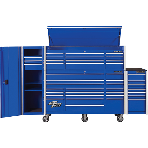 Armoire lat&eacute;rale s&eacute;rie RX, 3 tiroirs, 19" la x 25" p x 61" h, Bleu Air Extreme Inc.