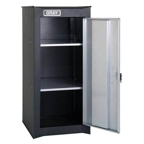 Side Rider Cabinet, 2 Drawers, 14-3/4" W x 18" D x 33-3/4" H, Black Air Extreme Inc.
