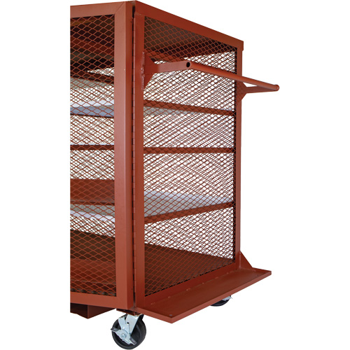 Armoire mobile en treillis, Acier, 49 pi³, Rouge Air Extreme Inc.