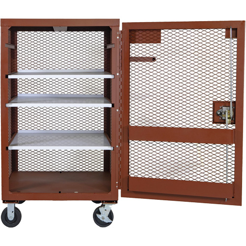 Armoire mobile en treillis, Acier, 22 pi³, Rouge Air Extreme Inc.