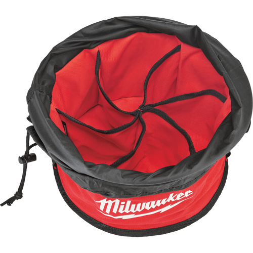 Sac range-tout style parachute, 11-4/5" lo x 11-4/5" la x 11" h, Nylon, Noir/Rouge Air Extreme Inc.