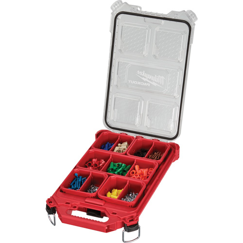 Packout Compact Low-Profile Organizer, 16-2/5" x 9-3/4" x 2-1/2", Black/Red Air Extreme Inc.