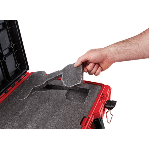 Packout Tool Case with Customizable Insert, 20-7/10" x 15-1/5" x 6-1/5", Black/Red Air Extreme Inc.