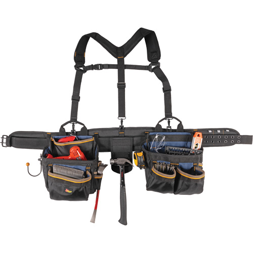 Deluxe Tool Belt, Polyester, Black Air Extreme Inc.