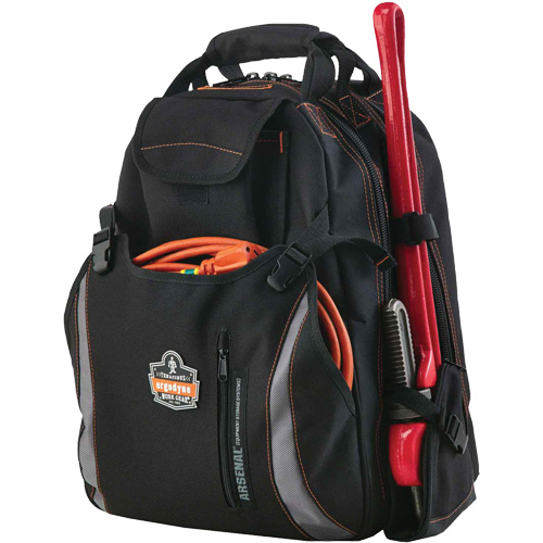 Sac &agrave; dos pour outils 5843 Arsenal, 13-1/2" lo x 8-1/2" la, Noir, Polyester Air Extreme Inc.