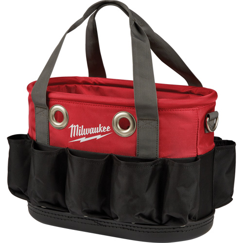 Sac ovale utilitaire, Nylon balistique, 24 pochettes, Noir/Rouge Air Extreme Inc.