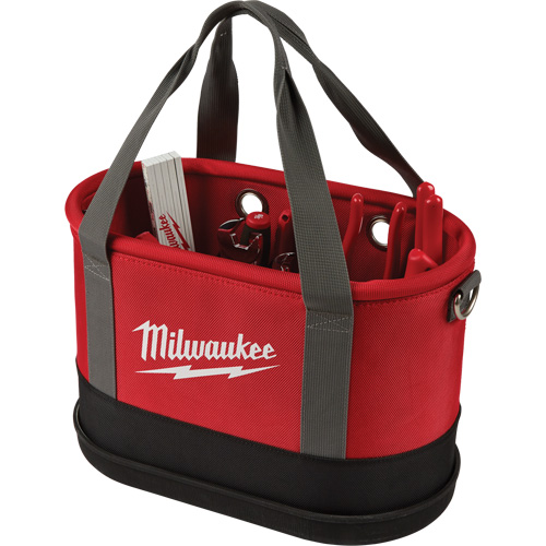 Aerial Utility Oval Bag, Ballistic Nylon, 14 Pockets, Black/Red Air Extreme Inc.