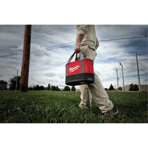 Aerial Utility Oval Bag, Ballistic Nylon, 14 Pockets, Black/Red Air Extreme Inc.