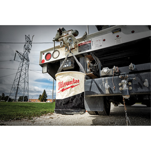 Seau &agrave; outils tout usage, 11-4/5" lo x 11-4/5" la x 14-3/5" h, Toile, Beige/Noir Air Extreme Inc.