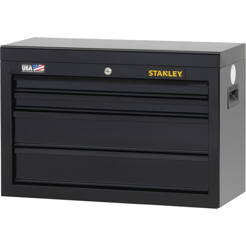 100 Series Tool Chest, 26" W, 4 Drawers, Black Air Extreme Inc.