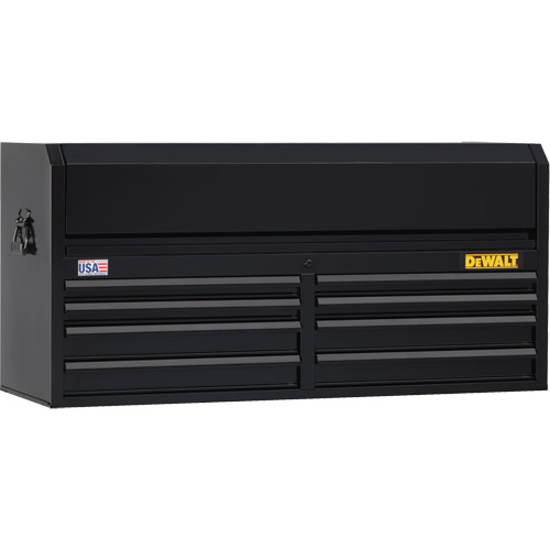 Tool Chest, 51-1/2" W, 8 Drawers, Black Air Extreme Inc.