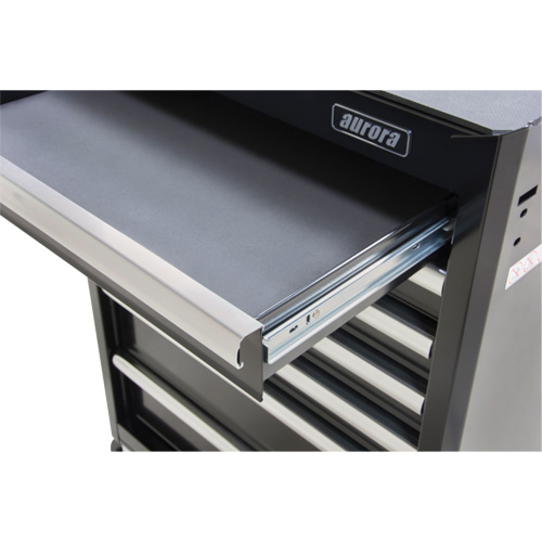 Industrial Tool Cart, 7 Drawers, 27" W x 18-3/4" D x 39" H, Black Air Extreme Inc.