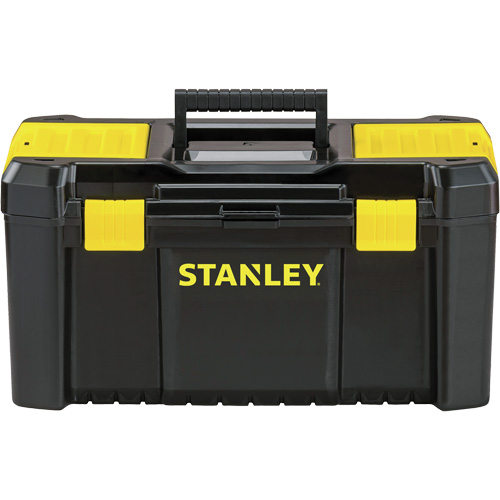 Coffre &agrave; outils avec plateau Essential, 19" la x 9-7/8" p x 9-3/4" h, Noir/Jaune Air Extreme Inc.
