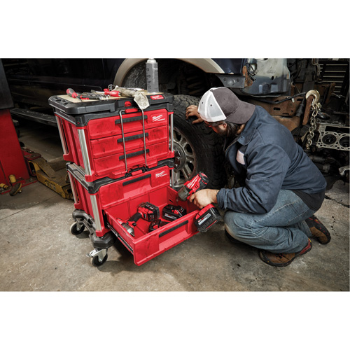 Packout 2-Drawer Tool Box, 16-1/3" x 14-1/3" x 22-1/5", Red Air Extreme Inc.