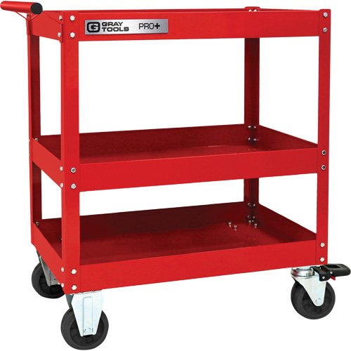 Chariot utilitaire robuste s&eacute;rie PRO+, 3 tiers, 30-1/5" x 38-1/3" x 19-1/2" Air Extreme Inc.