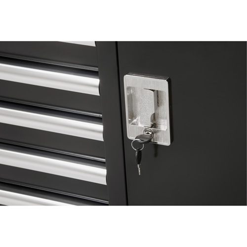 Industrial Tool Cart, 8 Drawers, 44-3/10" W x 21-1/10" D x 36-7/10" H, Black Air Extreme Inc.