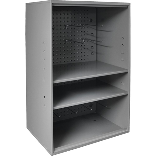 Armoire d'entreposage de produits abrasifs avec panneau perfor&eacute;, Acier, 19-7/8" x 14-1/4" x 32-3/4", Gris Air Extreme Inc.