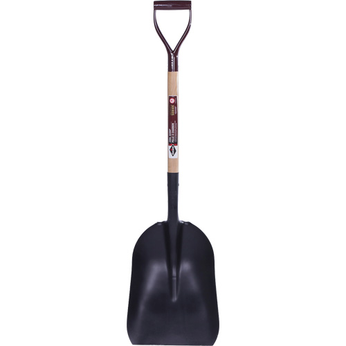 Grain & Coal Scoop Shovel, Wood, Tempered Steel Blade, D-Grip Handle Air Extreme Inc.