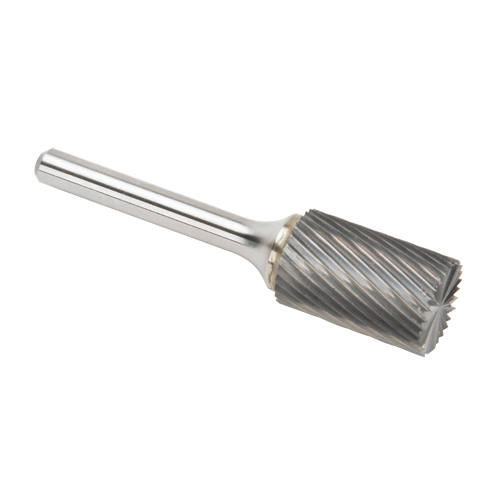 CLEVELAND Solid Carbide Burrs - Cylinder Shape with End Cut, SB-6, 3/5" Dia., 1/4" Shank, 24.4 mm Depth of Cut Air Extreme Inc.