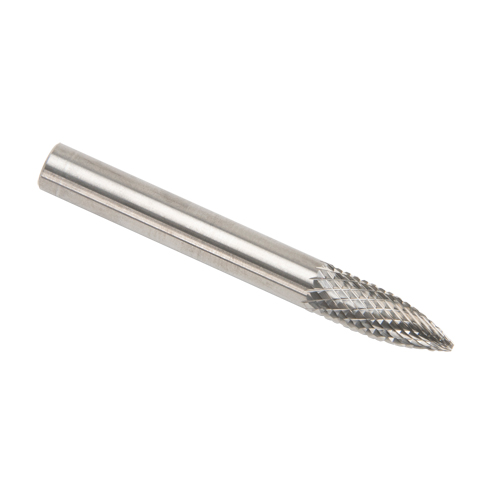 Solid Carbide Burrs - Tree Shape Pointed End, SG-1, 1/4" Dia., 1/8" Shank Air Extreme Inc.