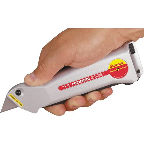 Hidden Edge&reg; Knife, 19 mm, Steel, Aluminum Handle Air Extreme Inc.