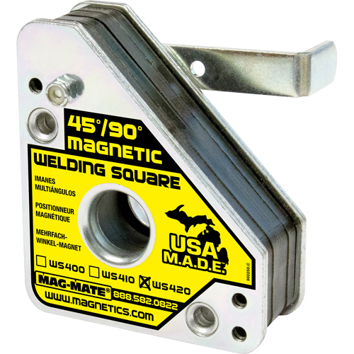 Magnetic Welding Squares, 3-3/4" L x 1-1/2" W x 4-3/8" H, 150 lbs. Air Extreme Inc.