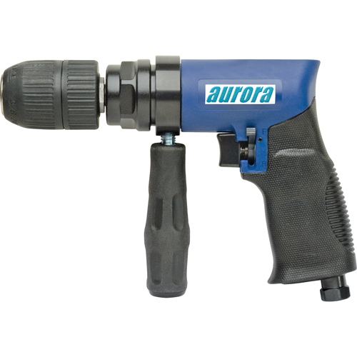 1/2" Air Reversible Drill, 4 CFM, 1/4" NPT, 88 dBA, 1/2" Chuck Air Extreme Inc.