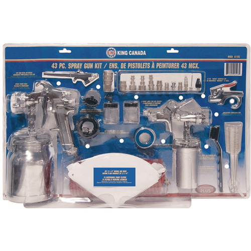 43-Pc. Spray Gun Kits Air Extreme Inc.
