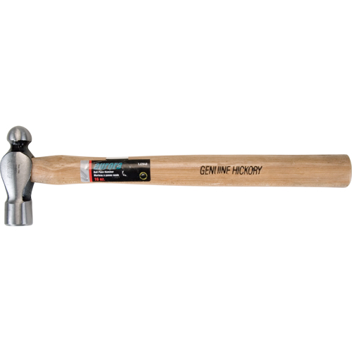 Ball Pein Hammer, 16 oz. Head Weight, Plain Face, Wood Handle Air Extreme Inc.
