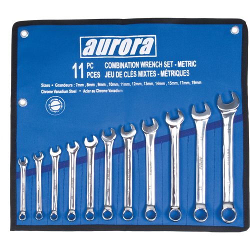 Wrench Set, Combination, 11 Pieces, Metric Air Extreme Inc.