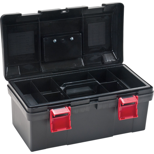 Heavy-Duty Tool Box, 17-1/2" W x 9-1/2" D x 8" H, Black Air Extreme Inc.