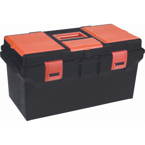 Plastic Tool Box, 22" W x 11" D x 10-1/2" H, Black Air Extreme Inc.