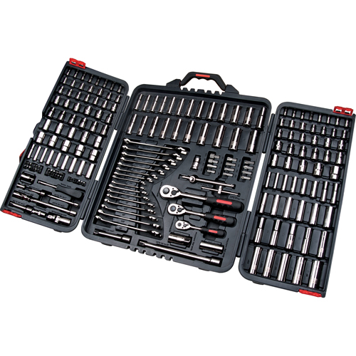 Jeux de douilles et cl&eacute;s SAE/m&eacute;triques 1/4", 3/8" et 1/2", 210 Mcx, Profond Air Extreme Inc.