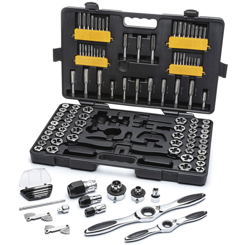 SAE/Metric Ratcheting Tap & Die Set, 114 Pieces Air Extreme Inc.