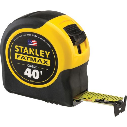 Ruban &agrave; mesurer FatMax avec rev&ecirc;tement BladeArmour, 1-1/4" x 40', Marques de goujon Imp&eacute;rial Air Extreme Inc.