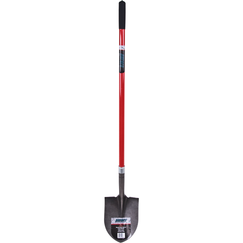 Heavy-Duty Round Point Shovel, Carbon Steel Blade, Fibreglass, Straight Handle Air Extreme Inc.