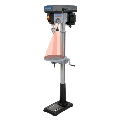 Floor Drill Presses With Laser, 13", 5/8" Chuck, 3600 RPM Air Extreme Inc.