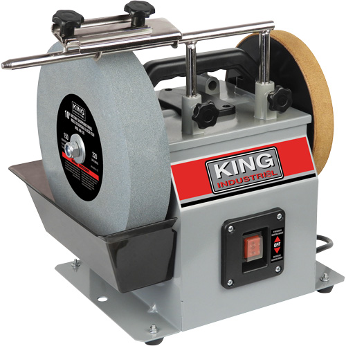 Wet/Dry Sharpener, 10" Wheel Diameter, 1/4 HP, 115 RPM Air Extreme Inc.