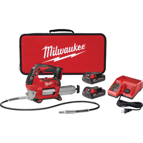 M18 Cordless 2-Speed Grease Gun Kit, Lithium-Ion, 18 V Air Extreme Inc.