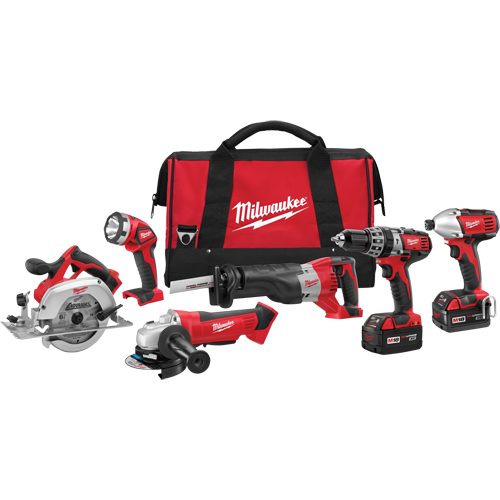 M18 Cordless 6-Tool Combo Kit, Lithium-Ion, 18 V Air Extreme Inc.