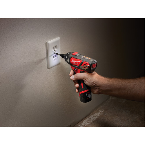 M12 Hex Screwdriver Kit, 1/4", 12 V, 175 in-lbs Max. Torque, Lithium-Ion Battery Air Extreme Inc.
