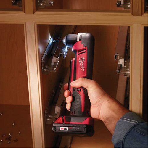 Perceuse &agrave; angle droit sans fil M18 (outil seulement), 18 V, Mandrin 3/8", Lithium-ion Air Extreme Inc.